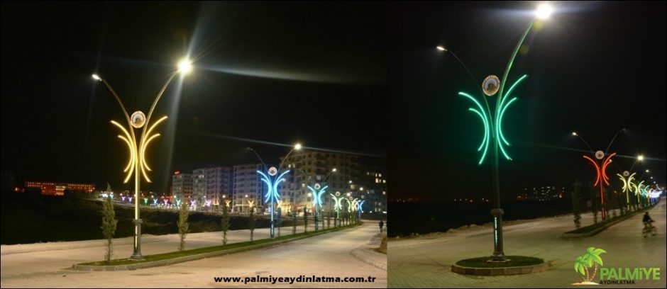 Dekoratif Aluminyum Aydınlatma Direkleri